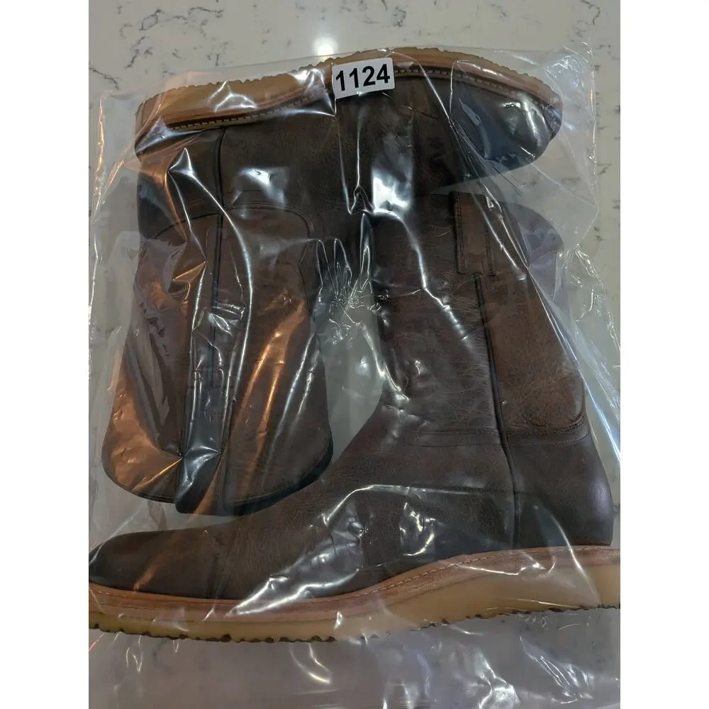 Huckberry Rhodes Roper Boot Caliber Men's 9 Brown Western Boots (1124)